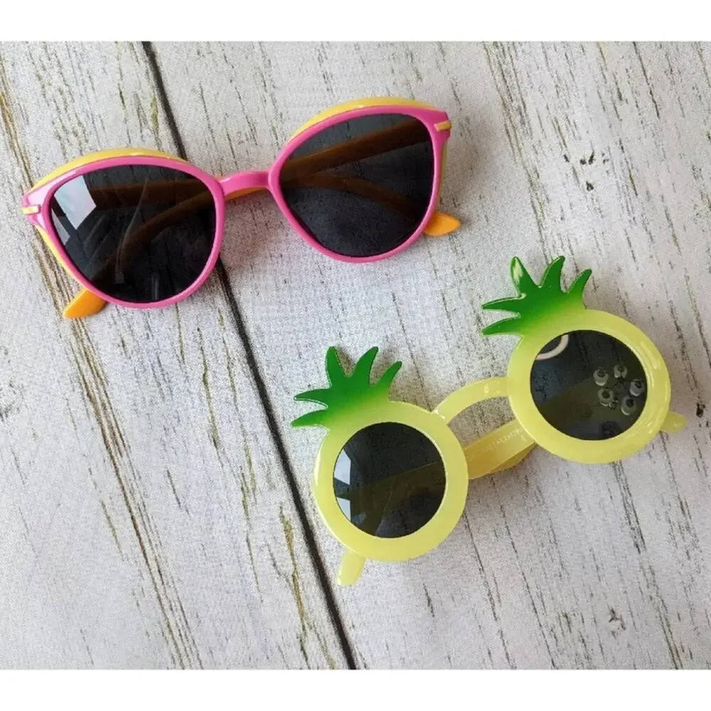 2 pairs of girls sunglasses, new, size 3+